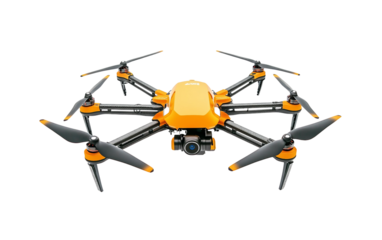 Futuristic air taxi drone concept highlighting smart city mobility, efficiency, and next-generation aviation technology isolated on transparent background PNG