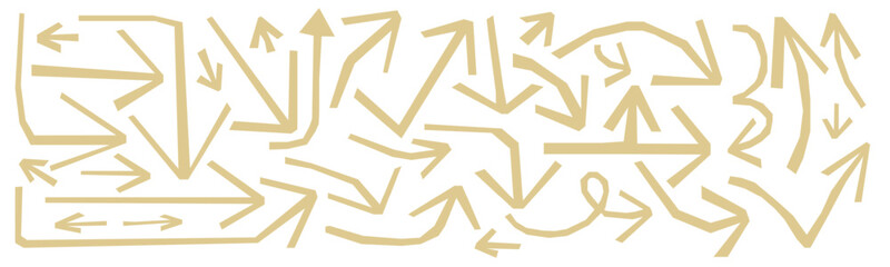 Arrow bundle beige paper pattern cutout shape kid art collage fun for random chalkboard basic children with chalk multi contemporary torn line rough drawing background fancy