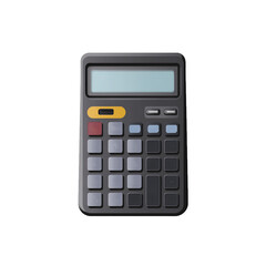Calculator isolated business finance design accounting illustration corporate money management visuals