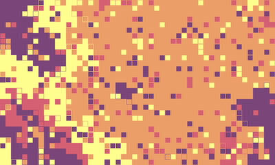 Abstract pixel art background. Warm, earthy tones create a dynamic, textured design. Perfect for website banners, social media, or presentations needing a modern, artistic touch.