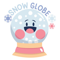 Winter Vector Illustration. Flat Minimal Design. Editable Illustration for Web, Mobile, Print