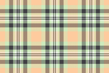 Soft plaid pattern in pastel peach and green. Ideal for backgrounds, textiles, or adding a touch of classic charm to any design. Versatile and timeless.