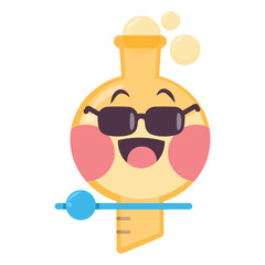Lab Vector Illustration. Flat Minimal Design. Editable Illustration for Web, Mobile, Print