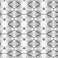 black and white seamless pattern