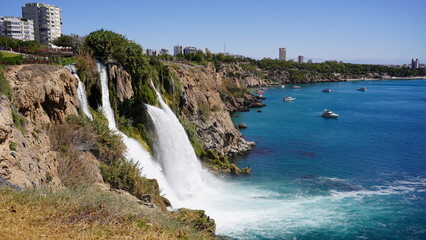 Wodospad Duden w Antalya w Turcji