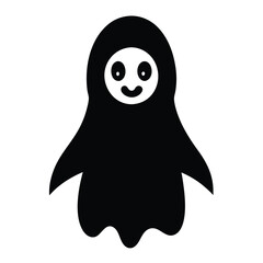 child ghost vector icon