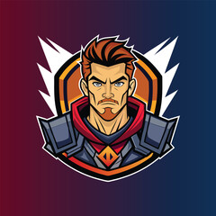 A character illustration for a cute gamer profile