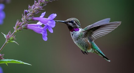 Fototapeta premium Hummingbird on a Flower