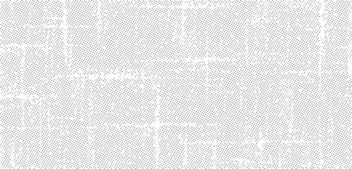 Abstract fabric crosshatch halftone texture retro grunge white background for poster flyer vintage comic art use