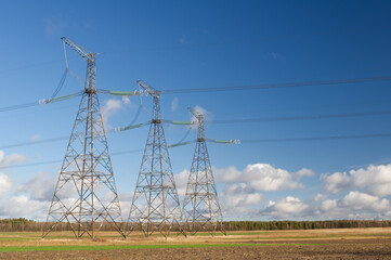 High voltage power lines
