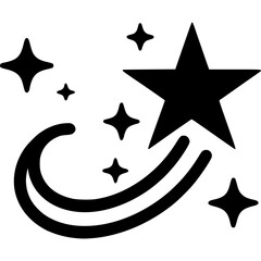 Shooting Star Vector Icon - 1