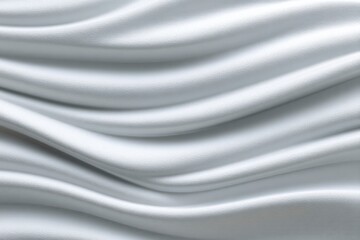Wavy textured white surface with smooth rounded curves and gradient shading