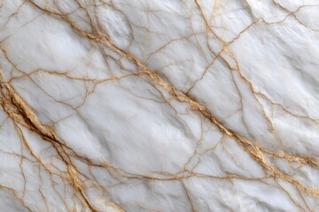 White marble surface with golden veins creating a natural intricate pattern