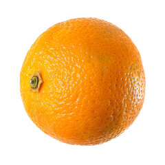 Single Orange Fruit Isolated on Black Background Keywords: orange, fruit, citrus, food, healthy