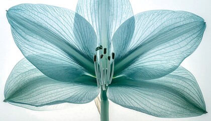 Light-blue flower in close-up
