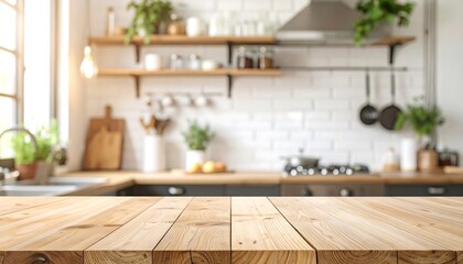 Light-filled kitchen countertop