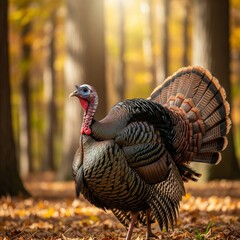 turkey in the forest