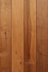Detailed close-up view of light brown wooden planks arranged vertically, showcasing natural wood grain patterns and subtle variations in tone.