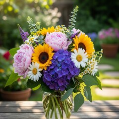 bunch of flowers