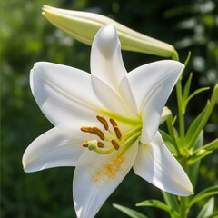 white lily flower