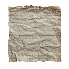 Obraz premium Aged, lined paper, crumpled, torn edges