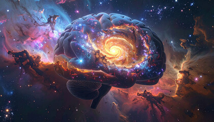Cosmic Brainstorm: A Universe of Thought and Creativity, Envisioning the Power of the Human Mind as a Majestic Galaxy