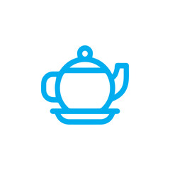 Teapot on Saucer Icon