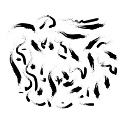 black and white abstract Pattern design