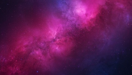 Naklejka premium Magenta and Violet Star Dust Space Background