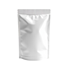 White Stand Up Pouch With Zipper Closure packaging