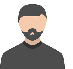 Man With Beard Vector