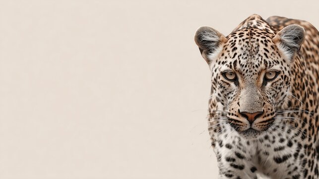 Conservation efforts highlighted in this powerful leopard portrait showing the fierce intensity of an endangered predator