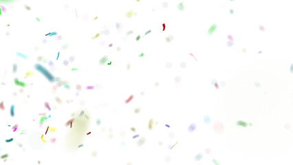 Colorful Confetti PNG Transparent Background for party celebration designs, festival invitations, birthday flyers, wedding decor, and digital overlays. Add vibrant and festive vibes to your photos, 