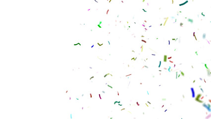 Colorful Confetti PNG Transparent Background for party celebration designs, festival invitations, birthday flyers, wedding decor, and digital overlays. Add vibrant and festive vibes to your photos, 