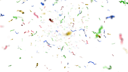 Festival Confetti Explosion Transparent for party celebration designs, festival invitations, birthday flyers, wedding decor, and digital overlays. Add vibrant and festive vibes to your photos, videos,