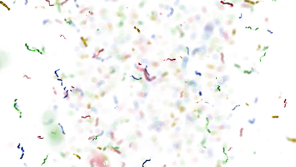 Festival Confetti Explosion Transparent for party celebration designs, festival invitations, birthday flyers, wedding decor, and digital overlays. Add vibrant and festive vibes to your photos, videos,