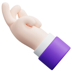 3D Finger Snapping Hand Gesture Icon