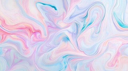A captivating abstract design featuring swirling pastel colors, creating a dreamy and ethereal atmosphere.