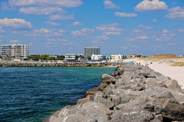 A sunny day enjoying the emerald waters off the coast of Destin, Florida