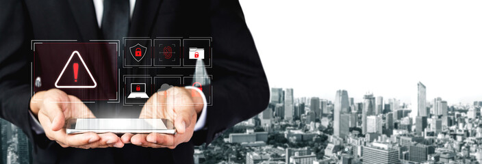 Cybersecurity threat focuses on cybersecurity, threat, and data breach with strong emphasis on...