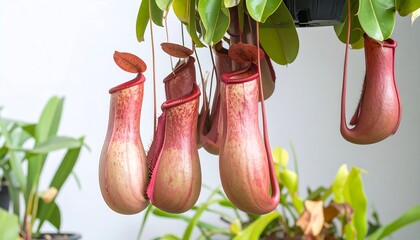 Hanging pitcher plants