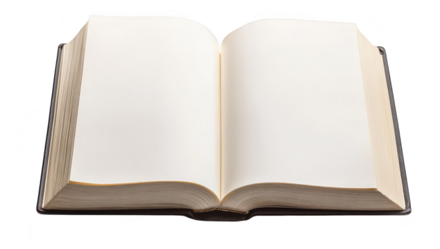 An open book with blank pages resting on a flat surface. inviting creativity and imagination. perfect for writing. journaling. or sketching in a calm and minimalist setting