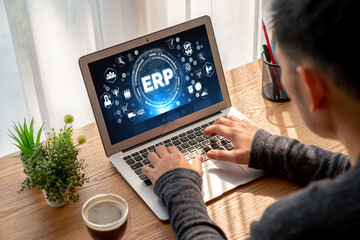 ERP enterprise resource planning software for modish business to plan the marketing strategy