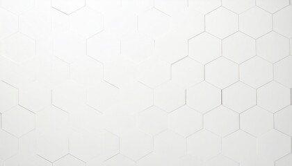 Abstract White Hexagon Pattern Background