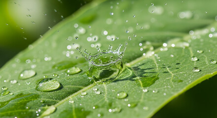 dew on leaf