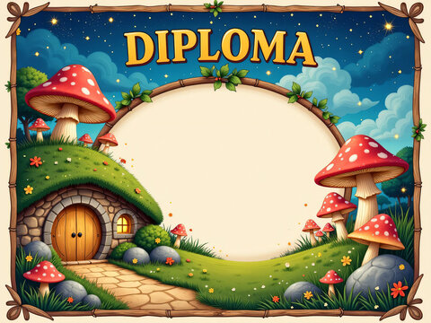 diploma for kids design