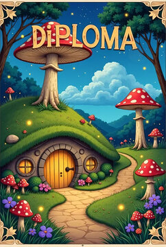 diploma for kids design