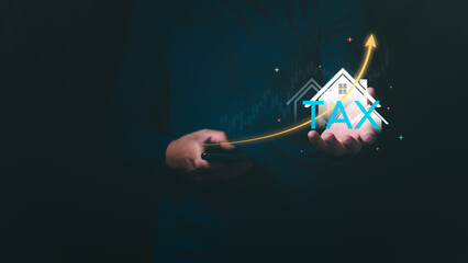 Rising residential taxes on houses, condominiums, apartments, and land linked to real estate investment, loan interest, and consumer credit