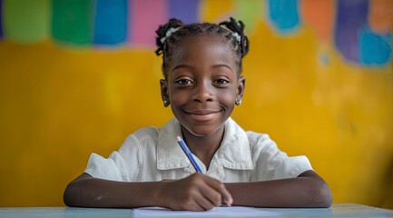 portrait of a young student