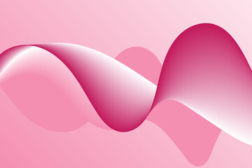 abstract pink gradient fluid wave background design